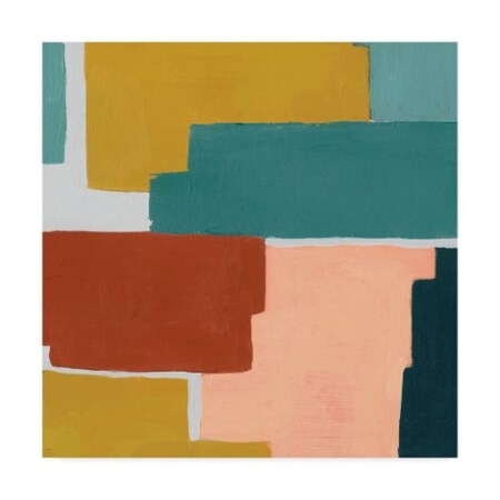 Trademark Fine Art Grace Popp 'Block Abstract Iv' Canvas Art, 24x24 WAG08373-C2424GG